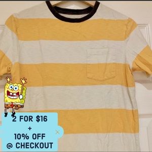 GAP Kids Striped Boys Short Sleeve T-shirt
